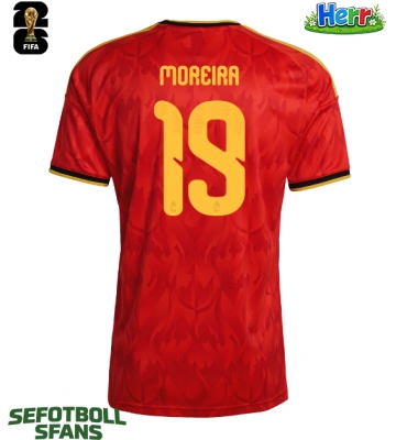 Belgien Diego Moreira #19 Hemmatröja VM 2026 Kortärmad